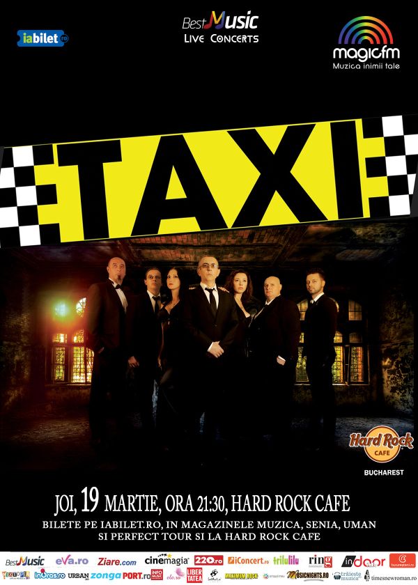 Concert TAXI pe 19 martie la Hard Rock Cafe din Bucuresti